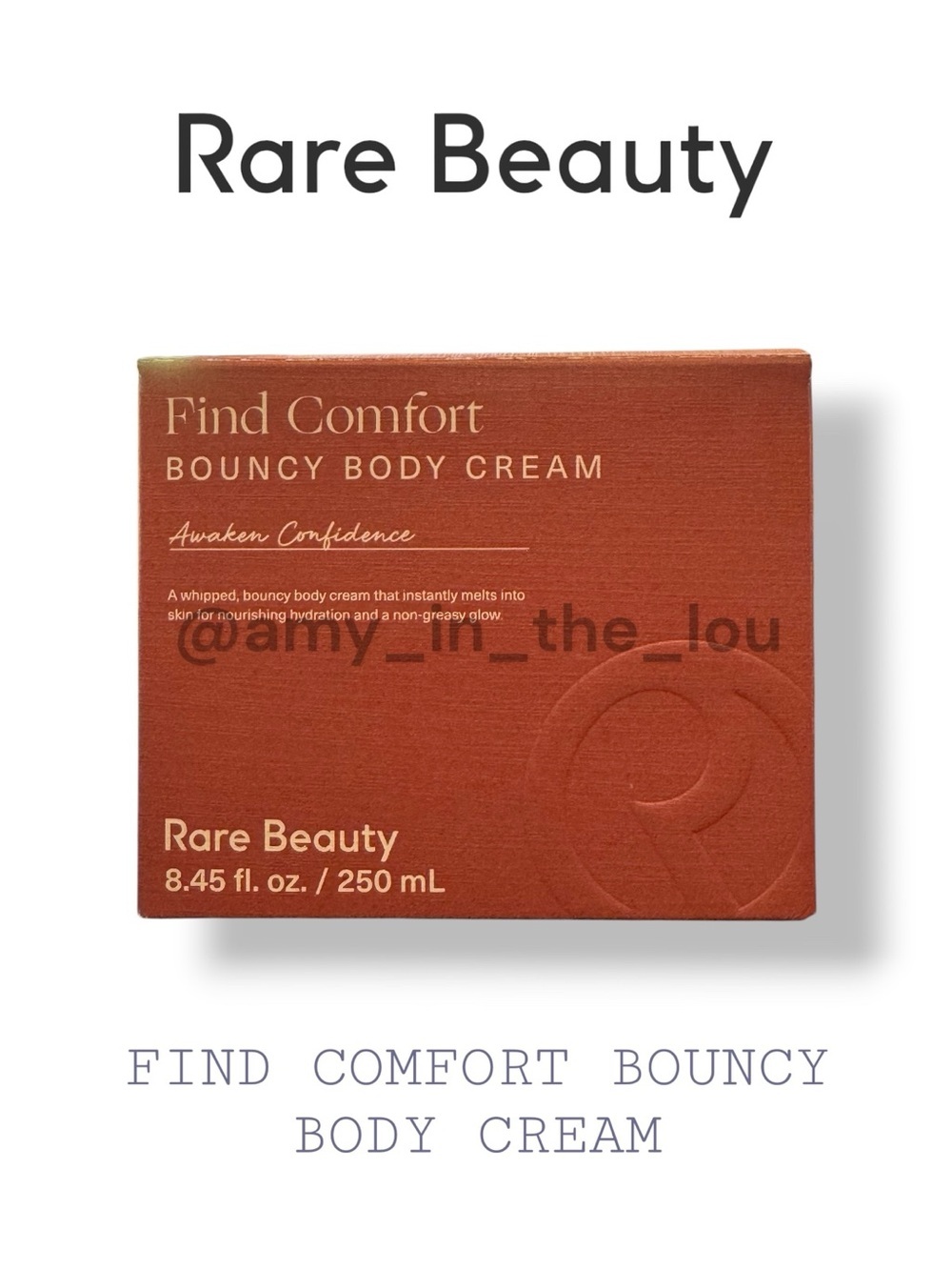 Rare Beauty Find Comfort Bouncy Body Cream in Awaken Confidence
